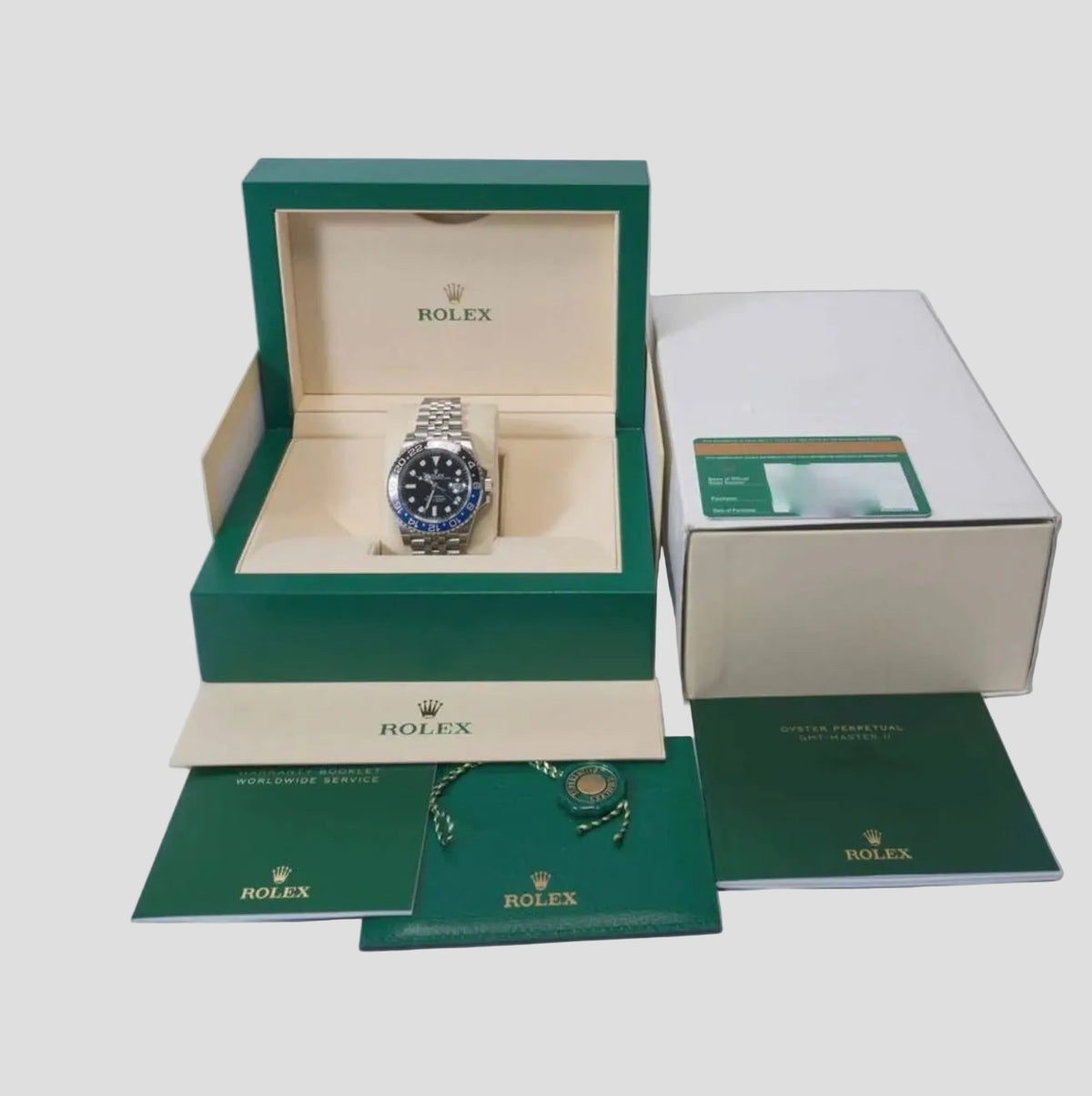 ROLEX GMT-MASTER II - BATGIRL - 126710BLNR - FULLSET