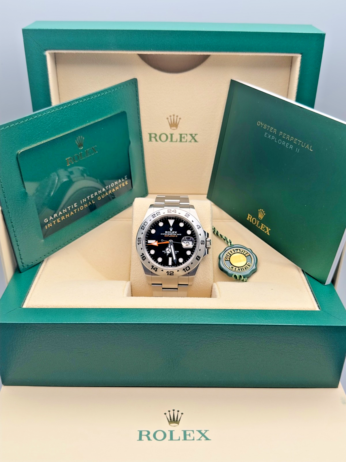 ROLEX EXPLORER II - 226570 - FULLSET - WIE NEU - REVISION 04/26
