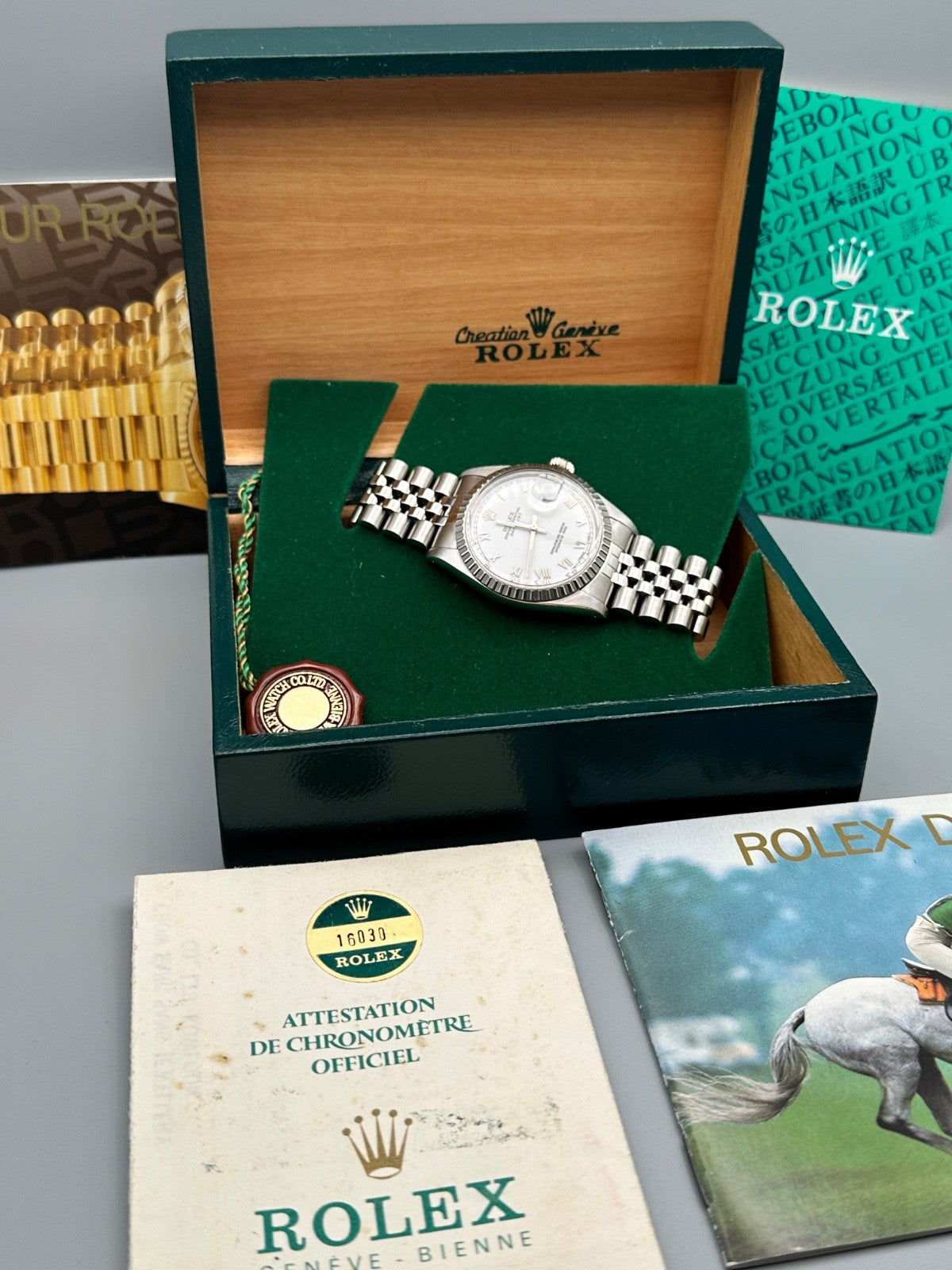 ROLEX DATEJUST 36 - 16030 - FULLSET - REVISION 04/26