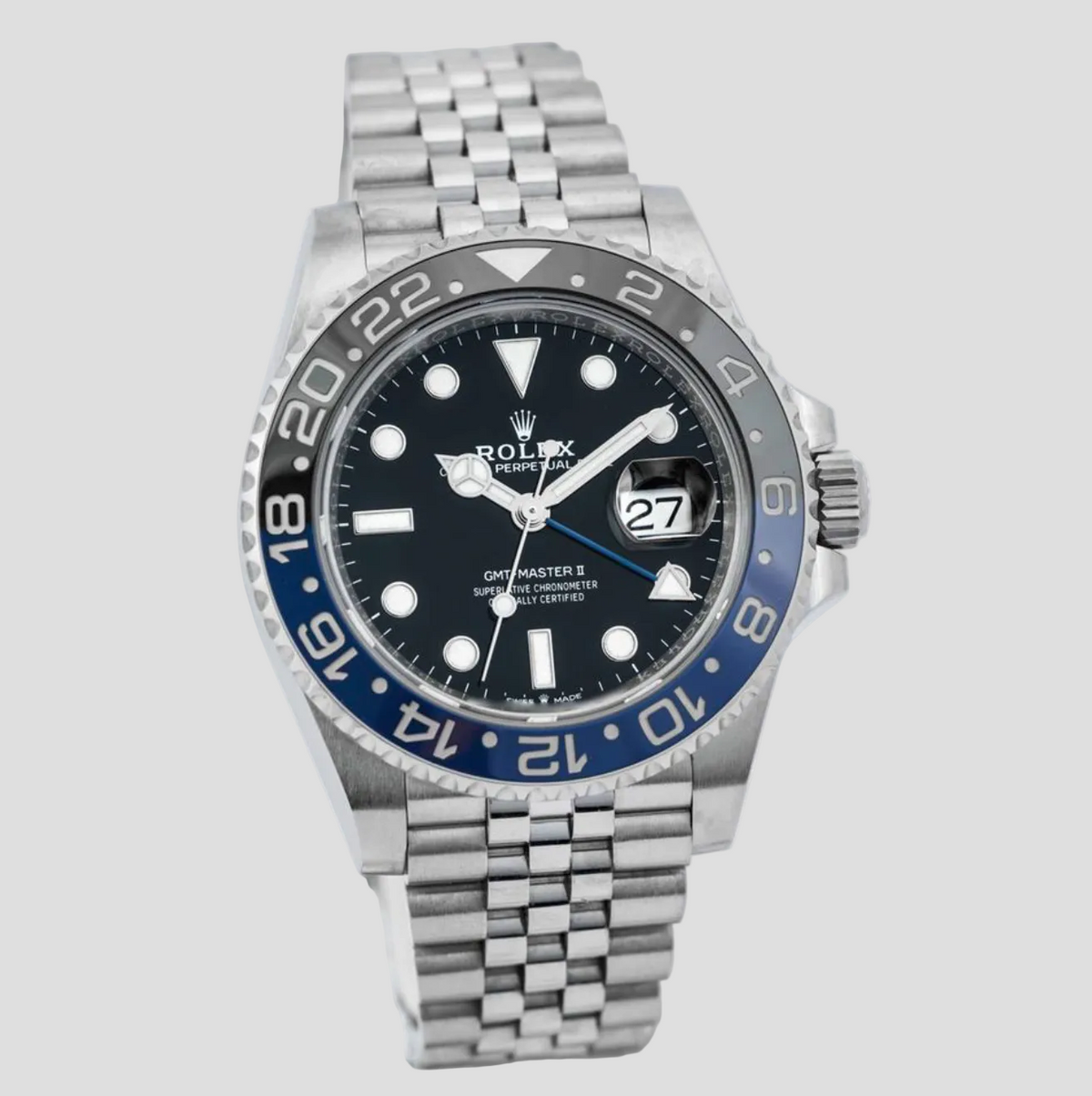 ROLEX GMT-MASTER II - BATGIRL - 126710BLNR - FULLSET