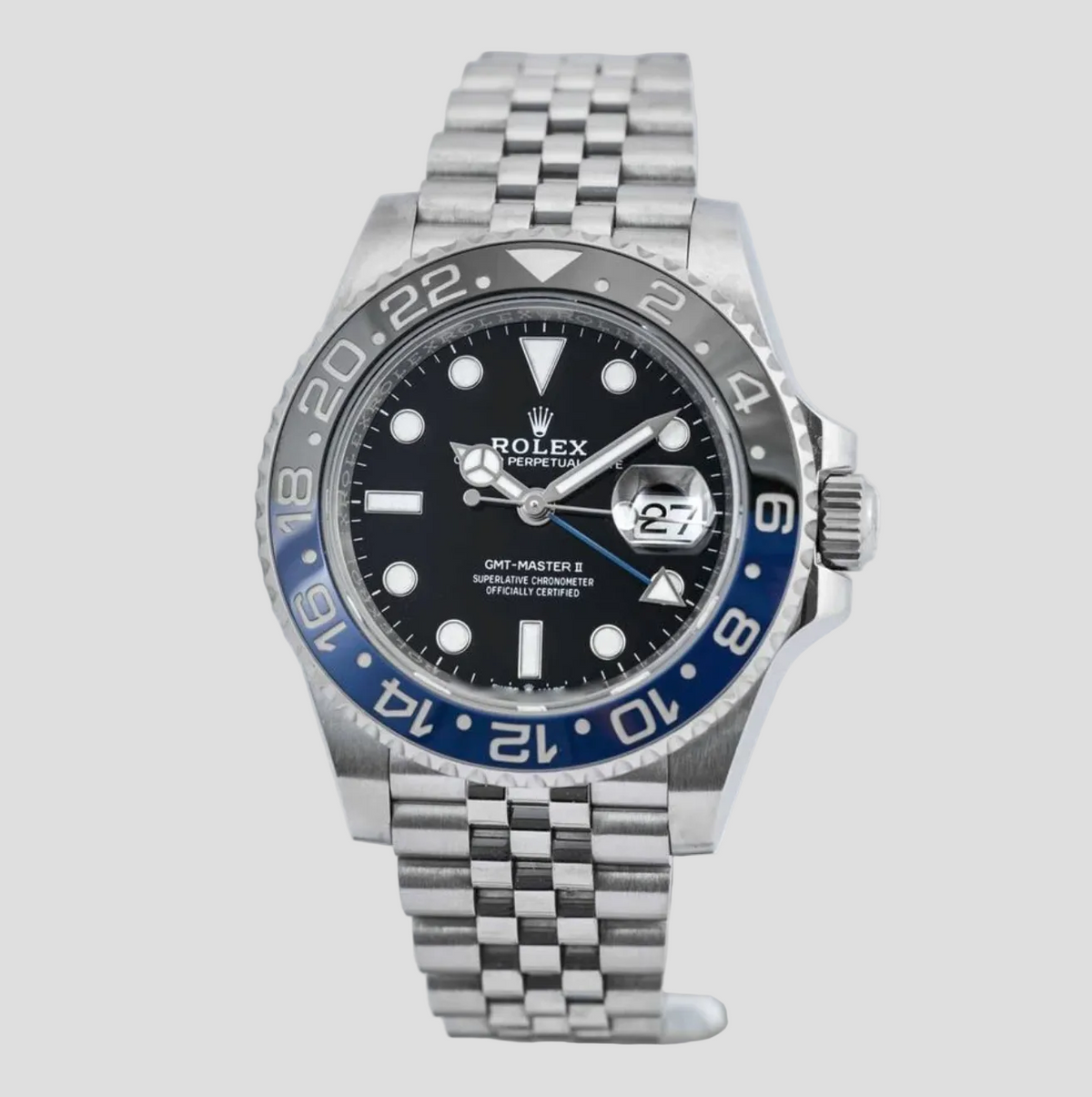 ROLEX GMT-MASTER II - BATGIRL - 126710BLNR - FULLSET